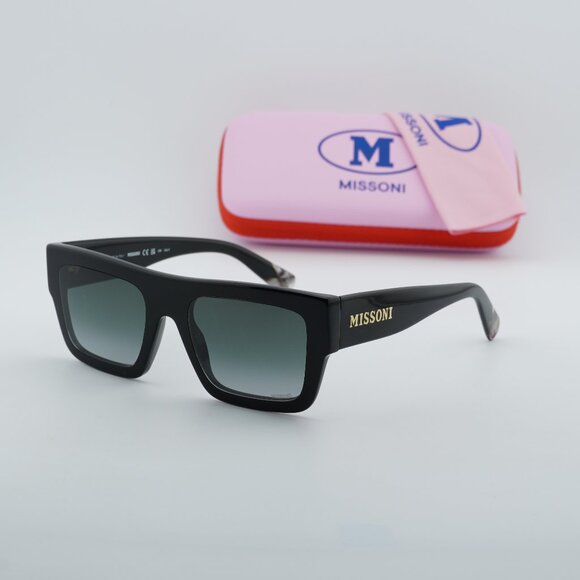 Missoni MIS0129/S 0807 9O Square Sunglasses - Black/Grey